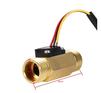 6cm水流量传感器USC-HS21TH铜4分1-30L/min