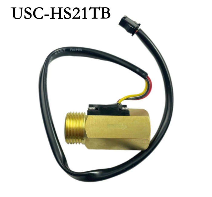 内外丝USC-HS21TB铜4分水流量传感器1-30L/min