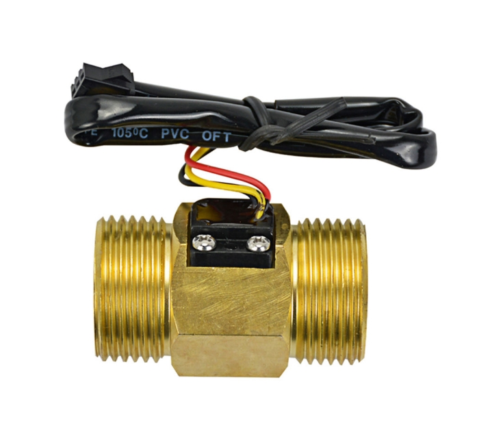 USC-HS10TA一寸铜霍尔水流量传感器3-50L/min